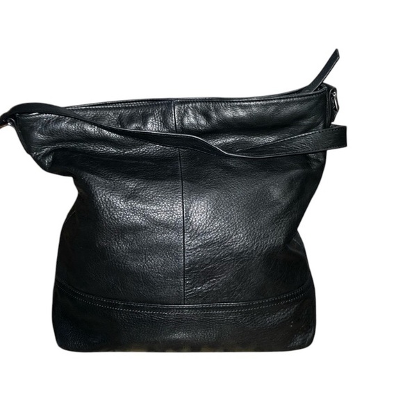 Margot Pebbled Leather Hobo 100% Leather Handbag - Picture 2 of 8